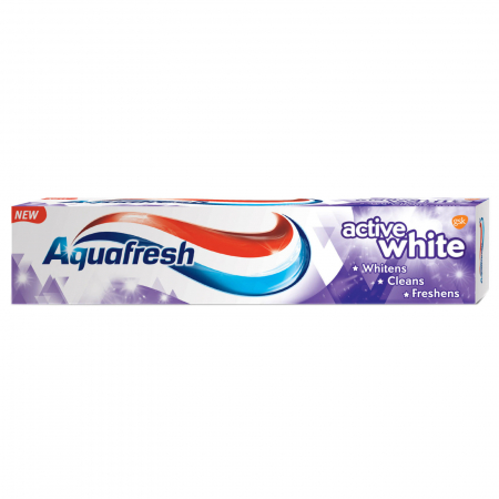 Sanatate si cosmetica - AQUAFRESH PASTA DINTI 125ML ACTIVE WHITE