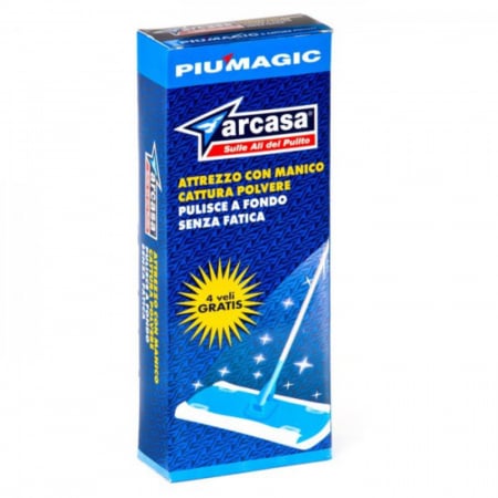 Echipamente de curăţenie - ARCASA SET FORMAT DIN TALPA PENTRU CAPTAREA PRAFULUI+COADA +4LAVETE ELECTROSTATICE DEP647