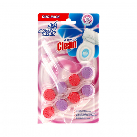 Casa si gradina - AT HOME CLEAN APARAT WC BLOCK 2*45GR LAVENDER