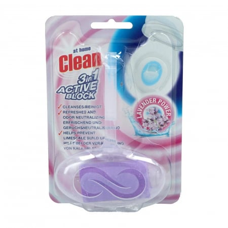Casa si gradina - AT HOME CLEAN APARAT WC BLOCK 40GR LAVENDER