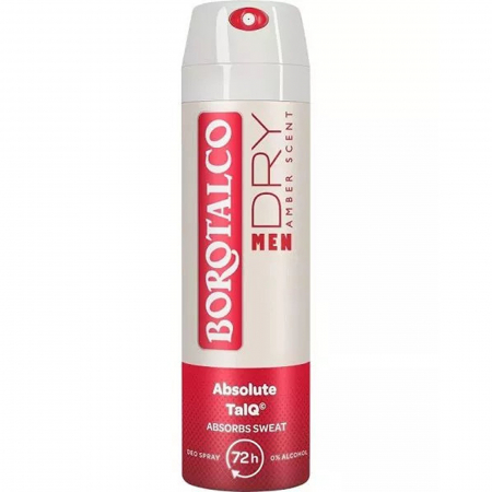 Sanatate si cosmetica - BOROTALCO DEO 150ML MEN DRY AMBER