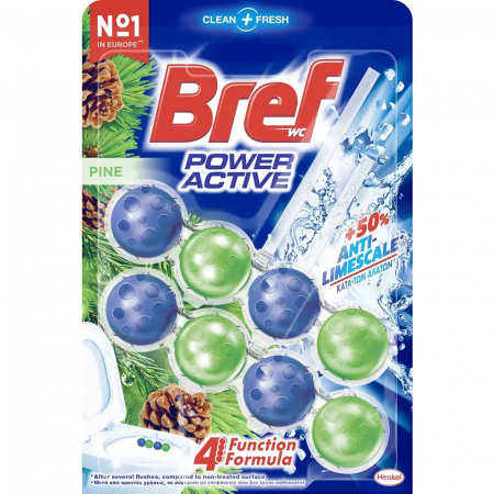  Detergent toaleta - BREF TOILET FRESHENER 2*50GR POWER AKTIV PINE