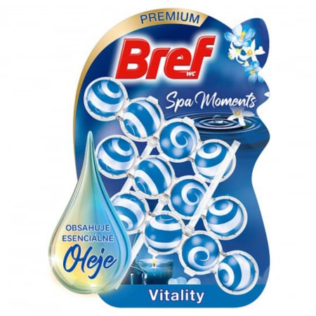  Detergent toaleta - BREF TOILET FRESHENER 3*50GR SPA MOMENTS VITALITY