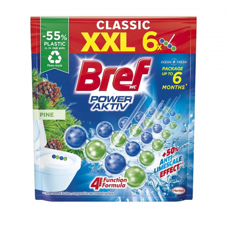 Casa si gradina - BREF TOILET FRESHENER 6*50GR ACTIVE PINE