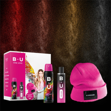  Pachete de cadouri - BU CASETA DAMA APA TOALETA50ML+DEO SPRAY150ML+CACIULA