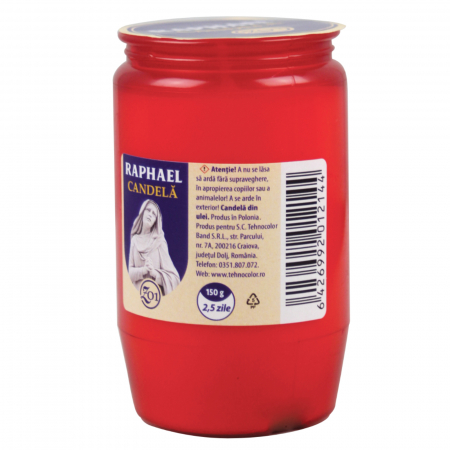 Cadouri - CANDELA RAPHAEL ZO1 REZERVA 150GRAME ULEI