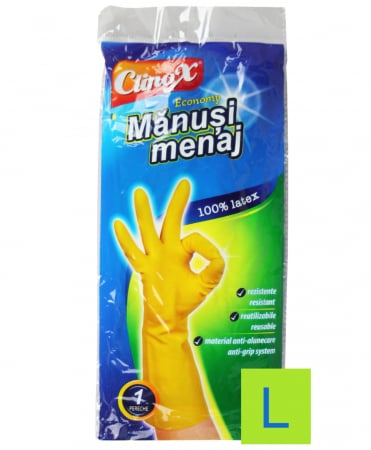 Constructie, renovare - CLINOX ECONOMY MANUSI MENAJ 1 PERECHE/SET MARIMEA L