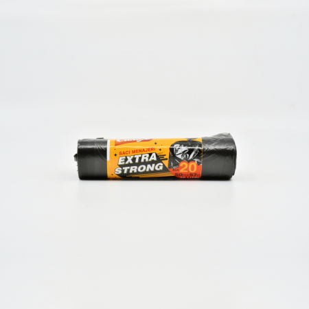  Sac menajer - CLINOX SACI MENAJERI EXTRA STRONG 35L/20BUC HDPE NEGRI