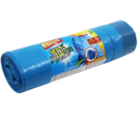 CLINOX SACI MENAJERI LDPE MAX POWER CU SNUR 35L/15BUC [1]