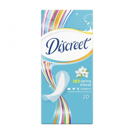  Absorbant - DISCREET ABSORBANTE ZILNICE 20BUC/SET DEO SPRING BEEZE