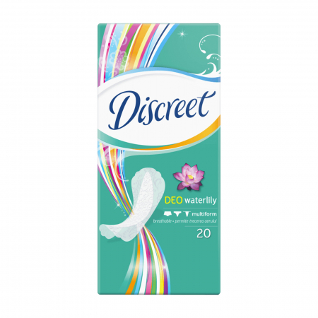  Absorbant - DISCREET ABSORBANTE ZILNICE 20BUC/SET DEO WATERLILY