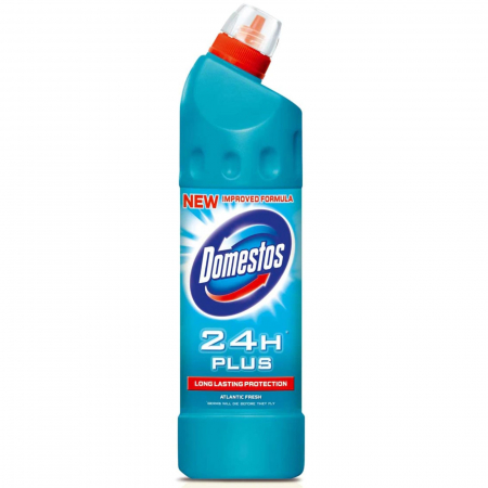  Detergent toaleta - DOMESTOS 750ML ALBASTRU DESCHIS