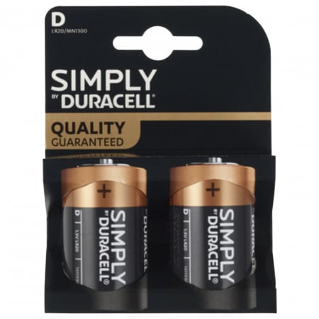 DURACELL BATERIE R20 BLISTER 2BUC/SET