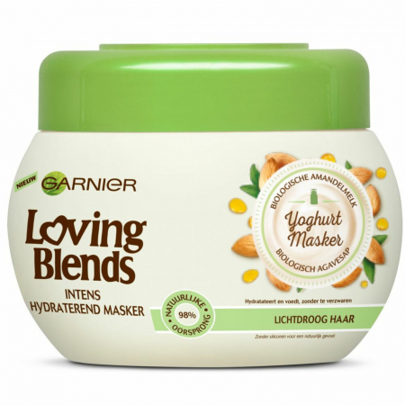  Tratament pentru par, conditioner pentru par, masca de par - GARNIER LOVING BLENDS MASCA DE PAR 300ML ALMOND AGAVE