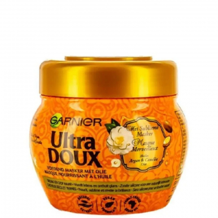  Tratament pentru par, conditioner pentru par, masca de par - GARNIER ULTRA DOUX MASCA PAR 300ML ARGAN CAMELIA OIL