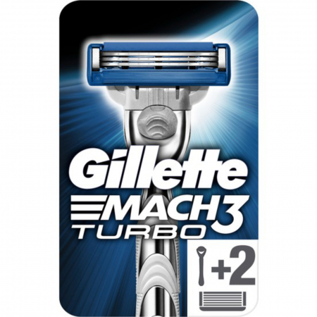  Aparat de ras - GILLETTE APARAT RAS MACH3 CU 2REZERVA TURBO