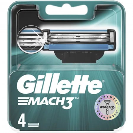  Aparat de ras - GILLETTE REZERVA MACH3 4BUC/SET