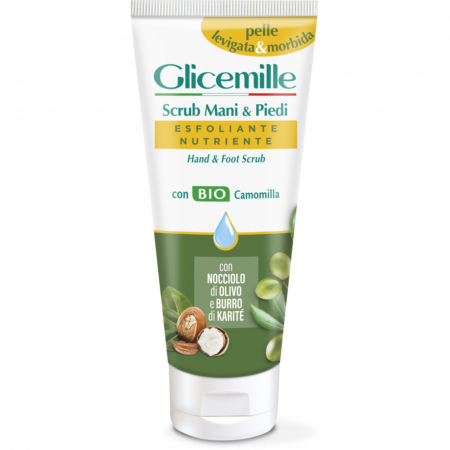  Crema de maini - GLICEMILLE CREMA SCRUB EXFOLIANTA CU GLICERINA SI BIO MUSETEL PT MAINI SI PICIOARE 100ML 182310