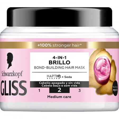  Tratament pentru par, conditioner pentru par, masca de par - GLISS MASCA PAR 400ML 4 IN 1 BRILLO2 LIQUID SILK