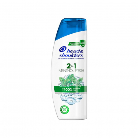 Sanatate si cosmetica - HEAD AND SHOULDERS SAMPON 360ML 2IN1 MENTHOL FRESH