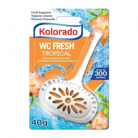  Detergent toaleta - KOLORADO APARAT WC BLISTER 40GR TROPICAL