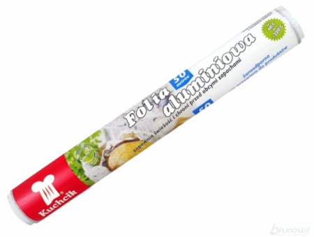  Folie aluminiu,folie alimentara - KUCHCIK FOLIE DE ALUMINIU 50 METRI*28CM/ROLA