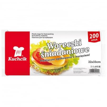 Folie aluminiu,folie alimentara - KUCHCIK PUNGI ALIMENTARE 22*33CM 200BUC/SET