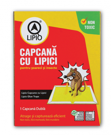  Insecticide - LIPIO CAPCANA PENTRU INSECTE SI SOARECI DUBLA (CARTE)