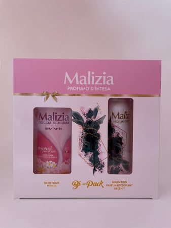  Pachete de cadouri - MALIZIA CAS.DONNA(DEO 150ML+GEL DUS 250ML) GREEN TEA