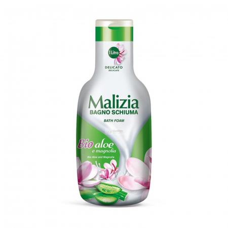  Gel de dus - MALIZIA SPUMANT DE BAIE 1L BIO ALOE