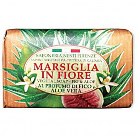 Sanatate si cosmetica - MARSIGLIA IN FIORE SAPUN SOLID 125GR FIG ALOE