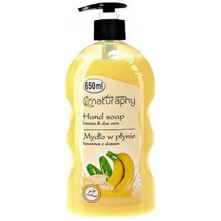  Sapun lichid, sapun - NATURAPHY SAPUN LICHID 650ML CU POMPITA BANANE SI ALOE VERA