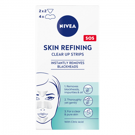  Produse pentru curatarea tenului - NIVEA BENZI DE CURATARE PUNCTE NEGRE 8BUC/SET