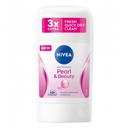 Sanatate si cosmetica - NIVEA DEO STICK 50 ML DAMA PEARL BEAUTY