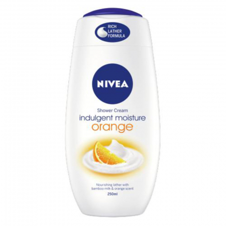  Gel de dus - NIVEA GEL DUS 250ML INDULGING MOISTURE ORANGE