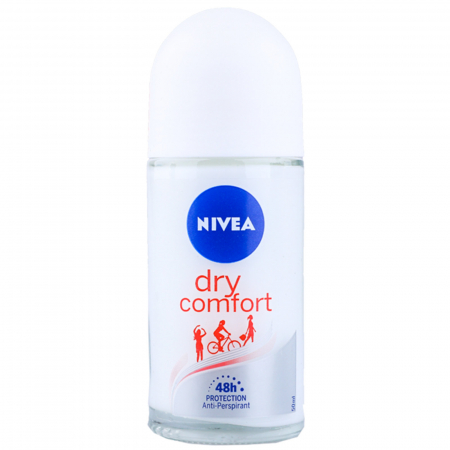  Deodorante - NIVEA ROLL-ON FEMININ 50ML DRY COMFORT