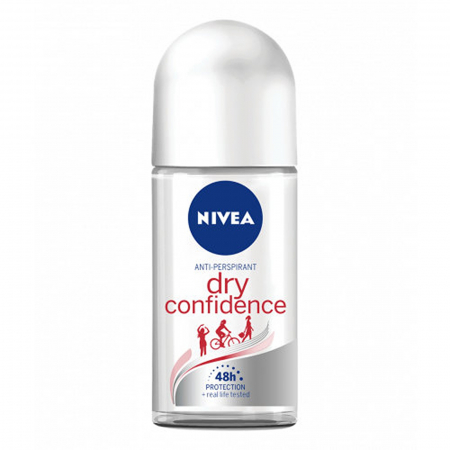  Deodorante - NIVEA ROLL-ON FEMININ 50ML DRY CONFIDENCE