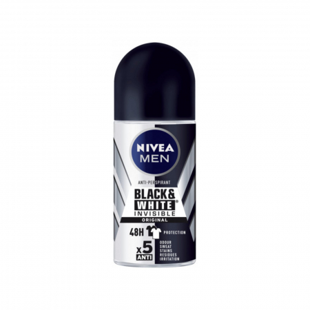  Deodorante - NIVEA ROLL-ON MEN 50ML BLACK WHITE INVISIBLE