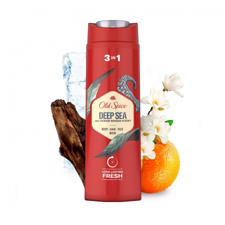  Gel de dus - OLD SPICE GEL DUS 250ML 3 IN 1 DEEP SEA