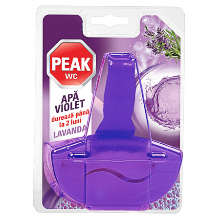  Detergent toaleta - PEAK WC ACTIUNE APARAT APA VIOLET LAVANDA 55GR