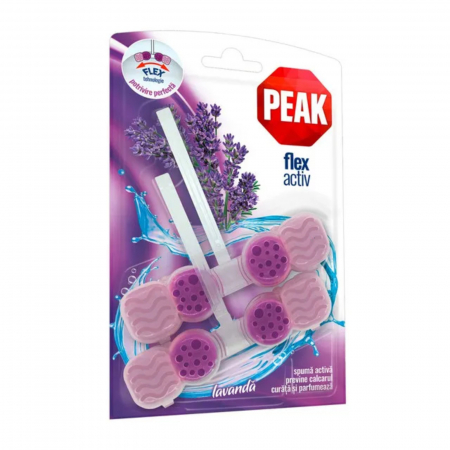  Detergent toaleta - PEAK WC FLEX ACTIV 2*48GR LAVANDA