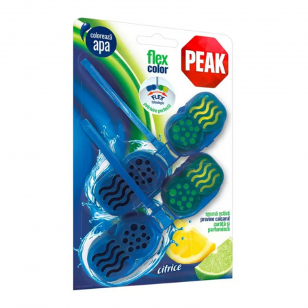  Detergent toaleta - PEAK WC FLEX COLOR 2*48GR CITRICE