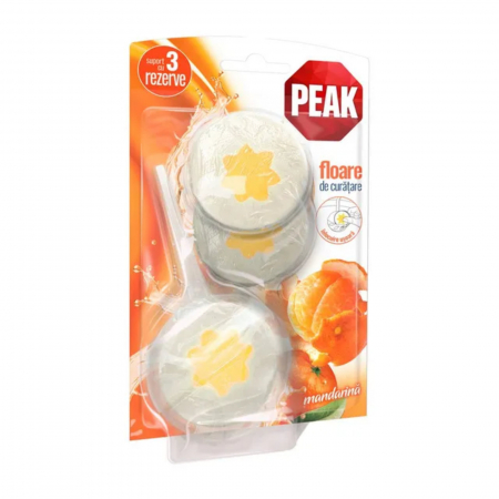  Detergent toaleta - PEAK WC FLOARE  MANDARINA  MEGA 3*45GR