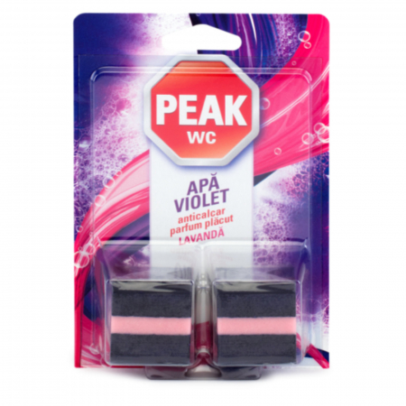  Detergent toaleta - PEAK WC TABLETE LAVANDA 2*50GR