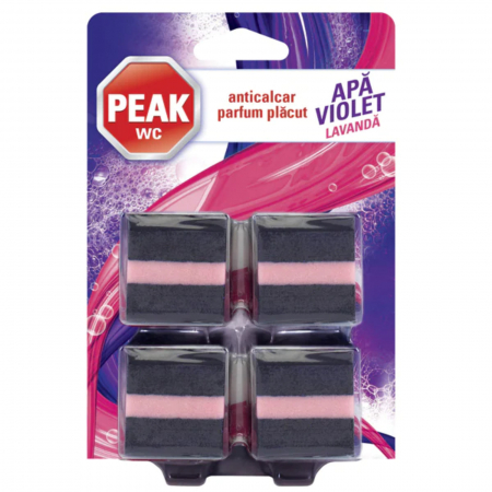  Detergent toaleta - PEAK WC TABLETE LAVANDA 4*50GR