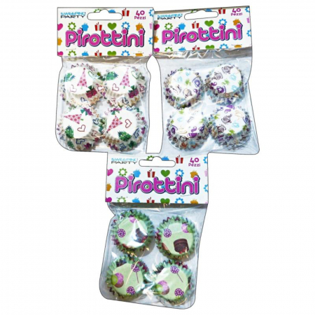  Alte produse casnice si chimice - PIROTTINI FORME DE COPT BRIOSE 4CM 40BUC/SET ART 4451