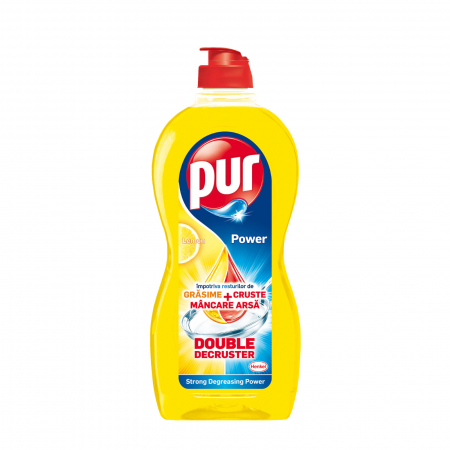  Detergent (vase) - PUR DETERGENT VASE GEL 450ML LEMON