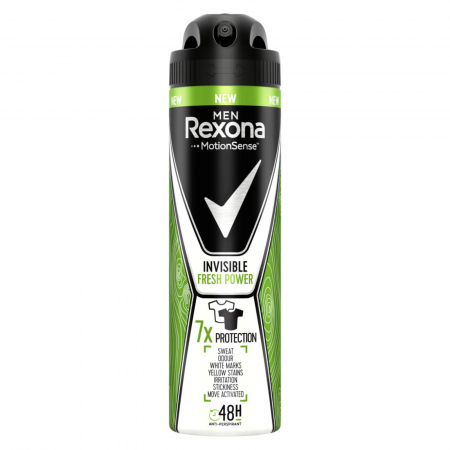  Deodorante - REXONA DEO MEN 150ML INVISIBLE FRESH POWER