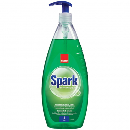 Detergent (vase) - SANO SPARK DETERGENT VASE 1000ML CU POMPITA CASTRAVETE