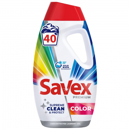  Detergent (rufe) - SAVEX DETERGENT LICHID 2IN1 1.8L (40 SPALARI) 2 IN 1 COLOR